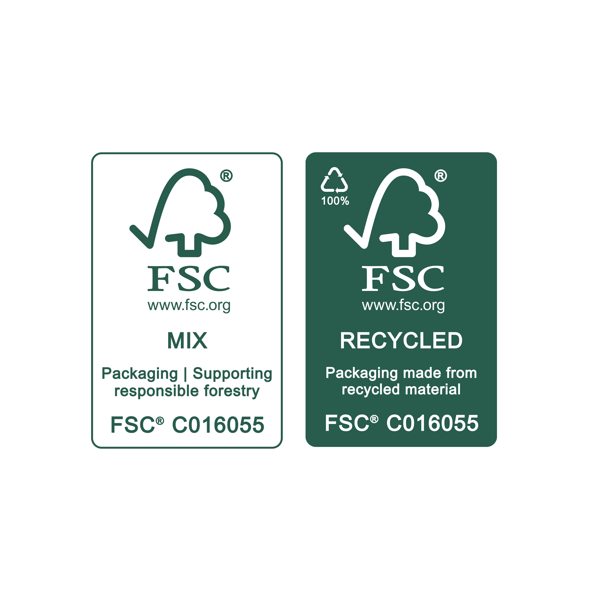 FSC on-product label