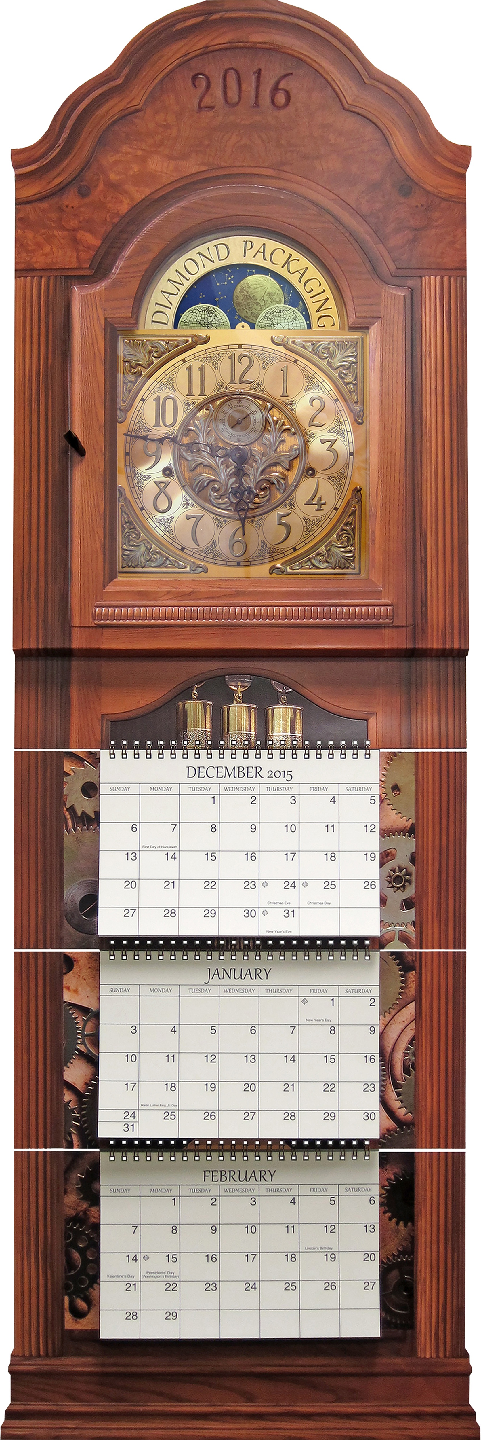 Diamond Packaging 2016 Calendar