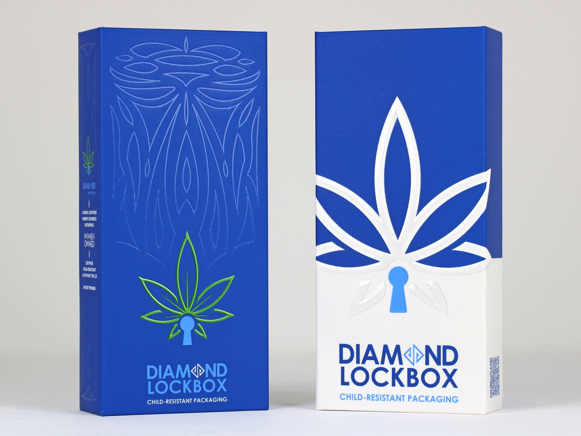Diamond Lockbox™ Certified Child-Resistant (CR) Cannabis Packaging for Medical and Recreational Marijuana Products