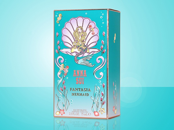 Anna Sui Fantasia Mermaid folding carton