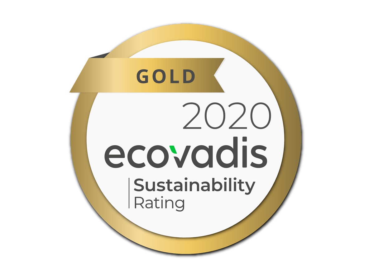 EcoVadis Gold Award