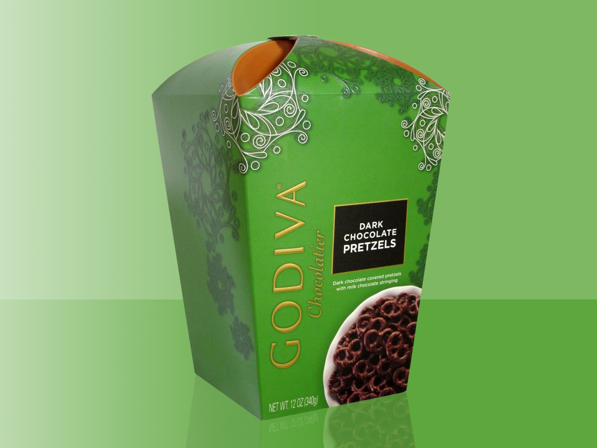 Godiva Dark Chocolate Pretzels Holiday Gift Box
