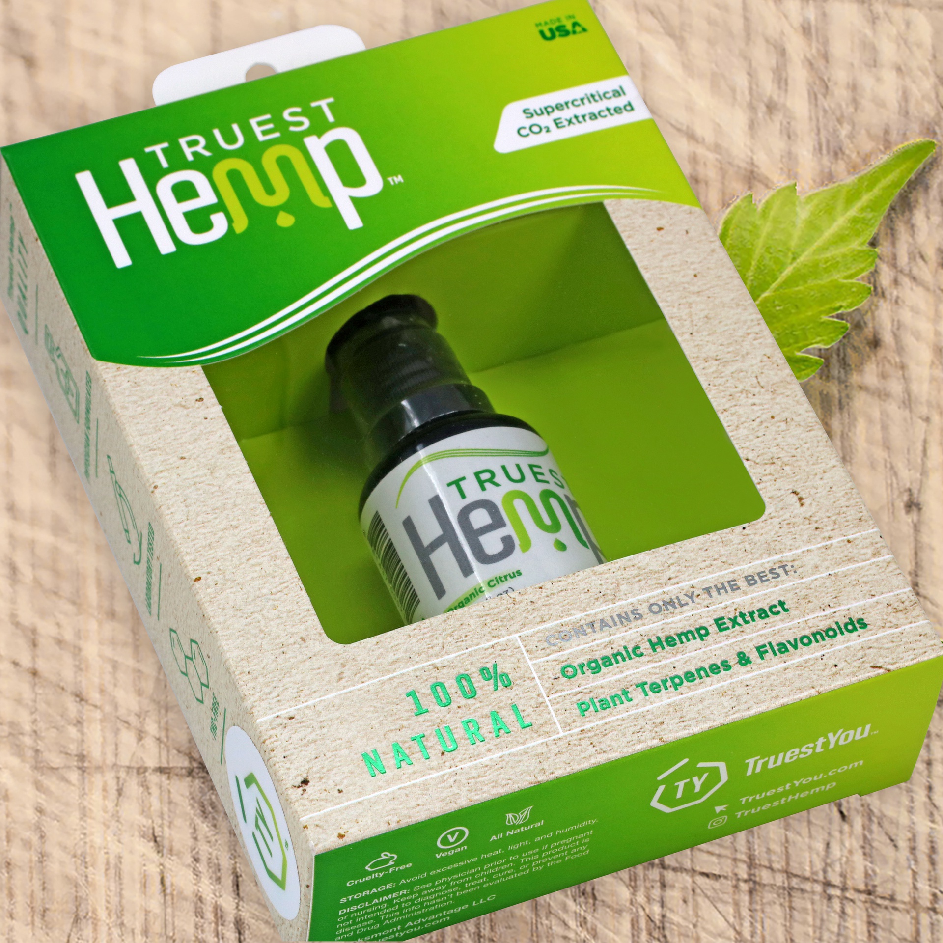 Truest Hemp CBD packaging