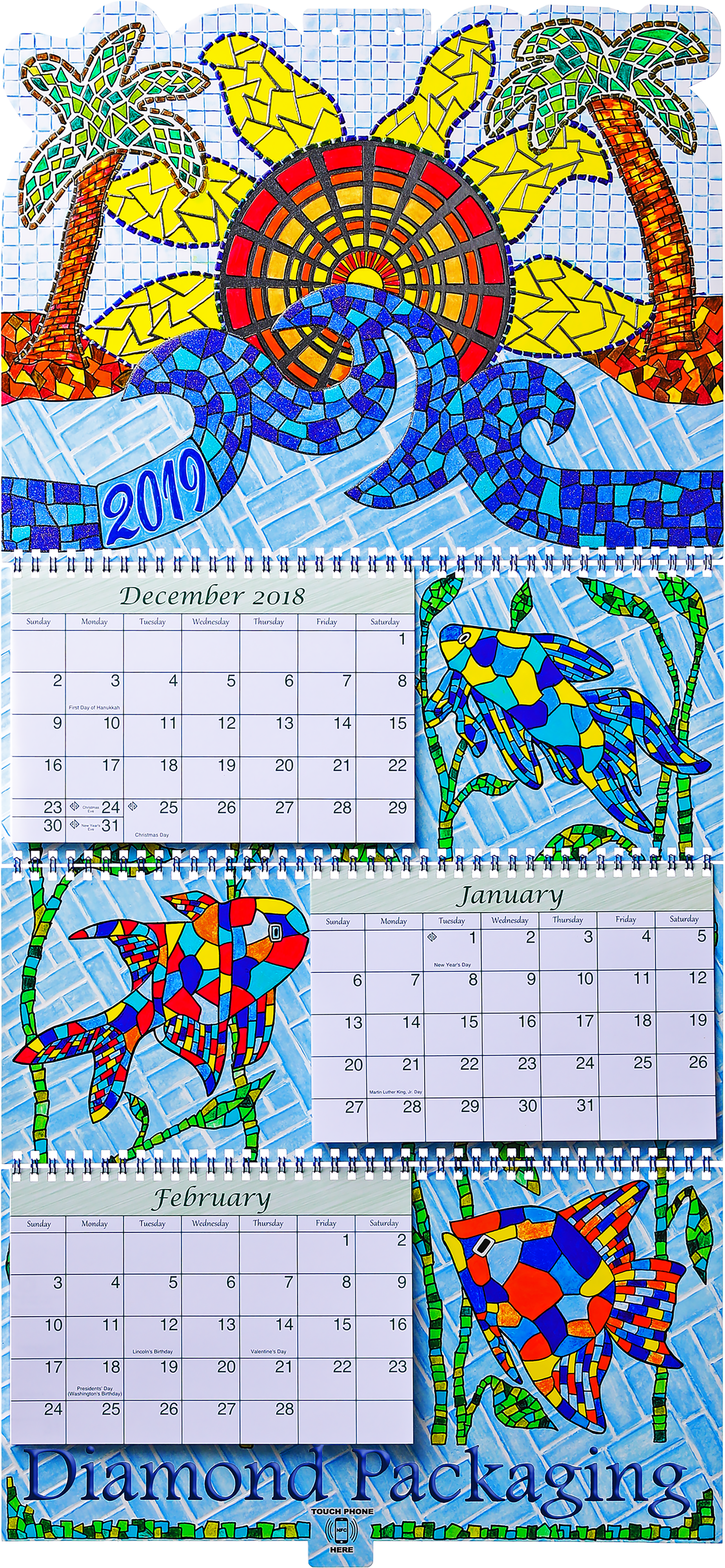 Diamond Packaging 2019 Calendar