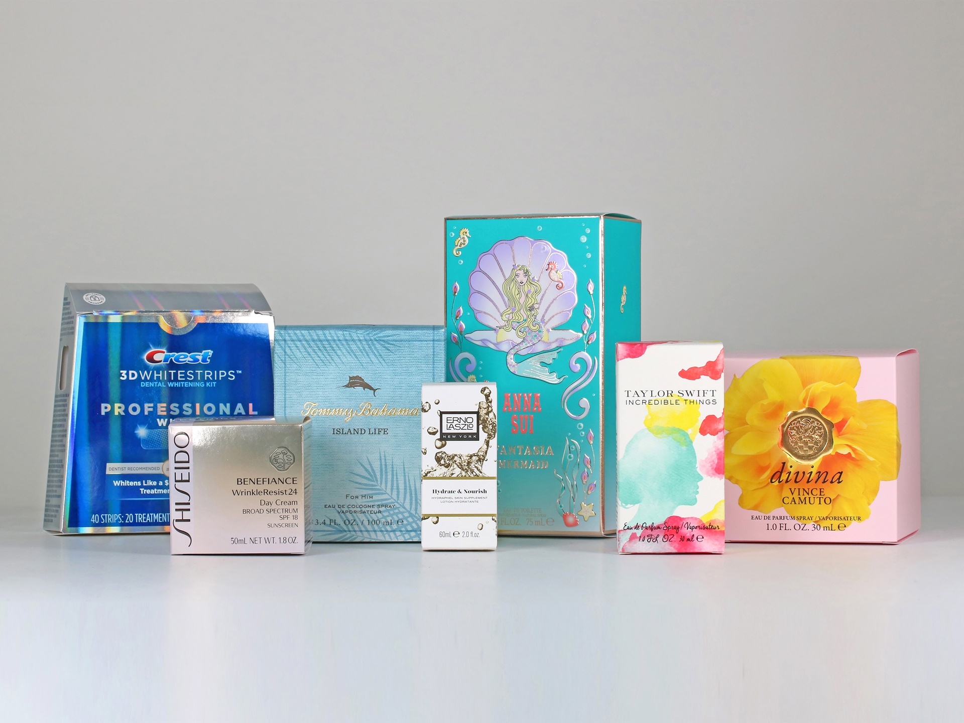 Diamond Packaging folding carton group shot