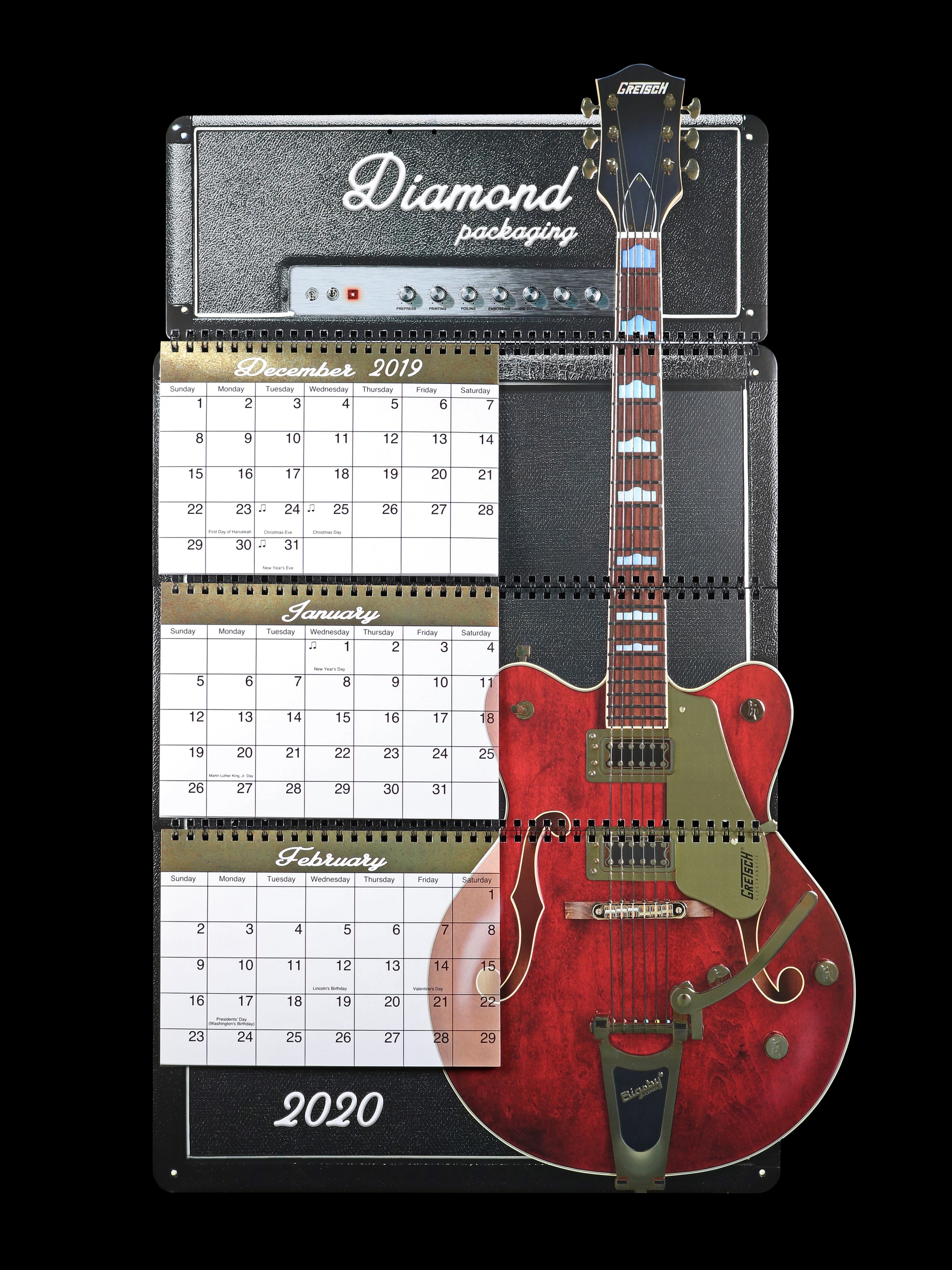 Diamond Packaging 2020 Calendar