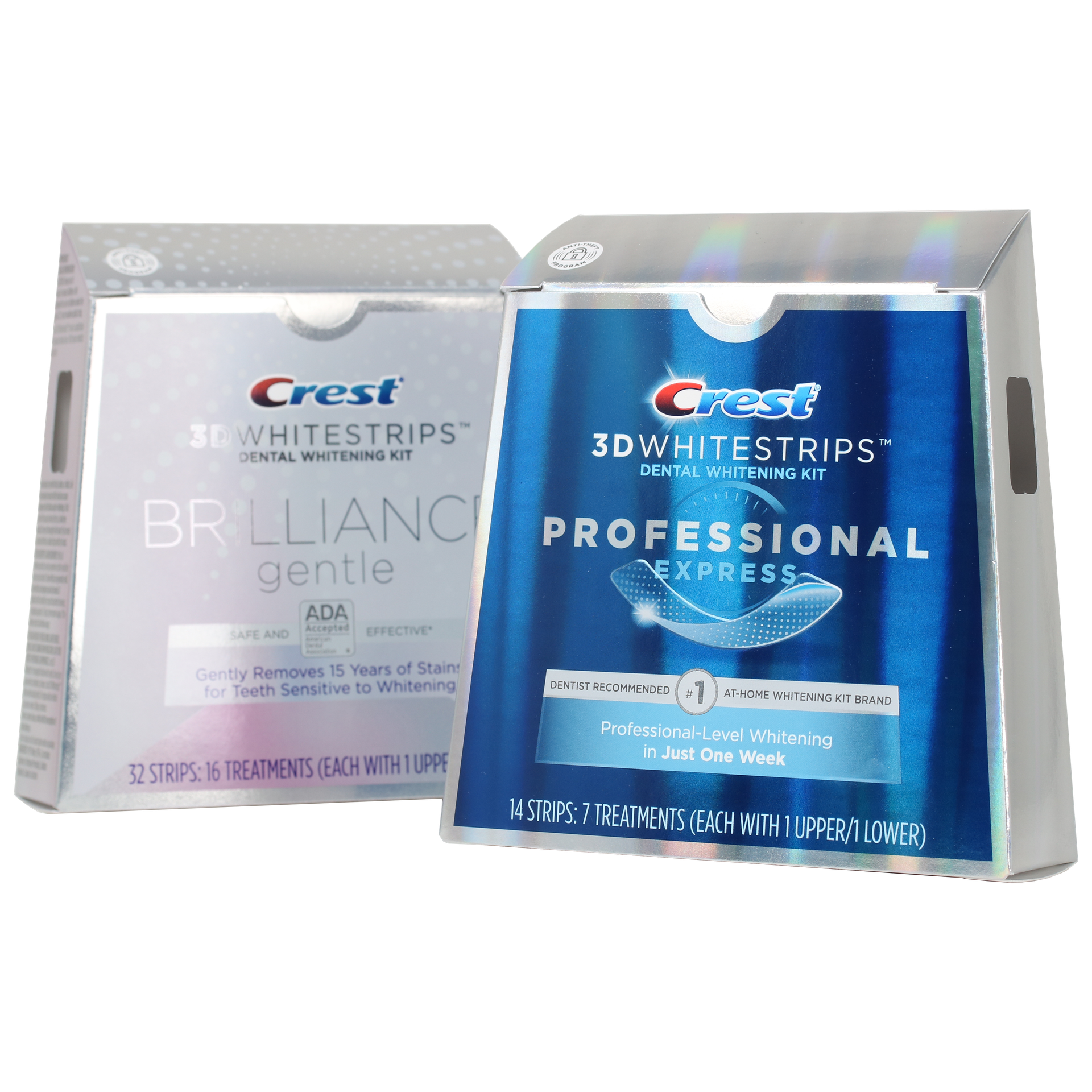 Crest 3D Whitstrips packaging