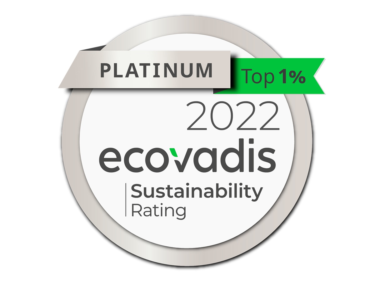 Diamond Packaging has been awarded a Platinum rating for the second straight year by EcoVadis, the leading global advocate for sustainability and corporate social responsibility (CSR).