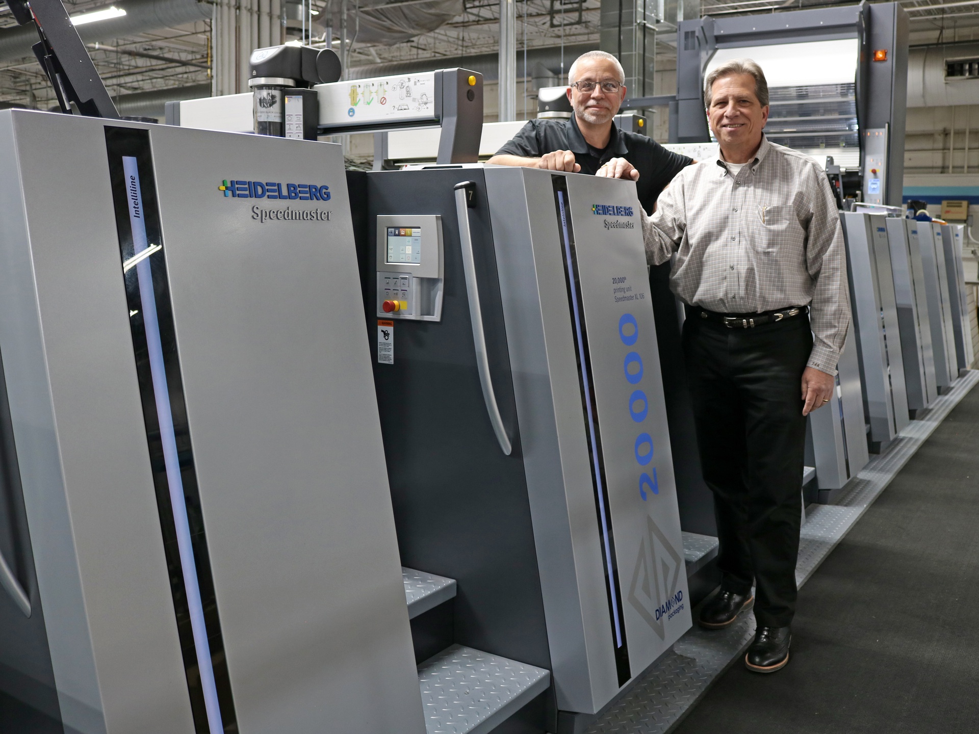 Diamond's new Heidelberg Speedmaster XL 106 offset press is specially designed to meet the demands of today’s Consumer Packaged Goods (CPG) companies.