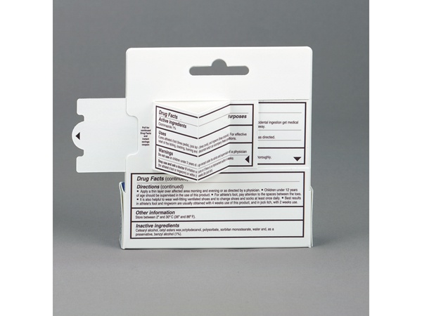 Design Relief™ pull-tab folding carton