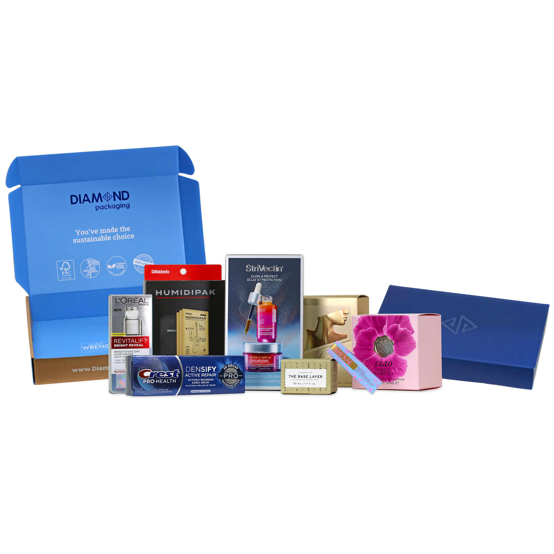 Folding carton sample kit