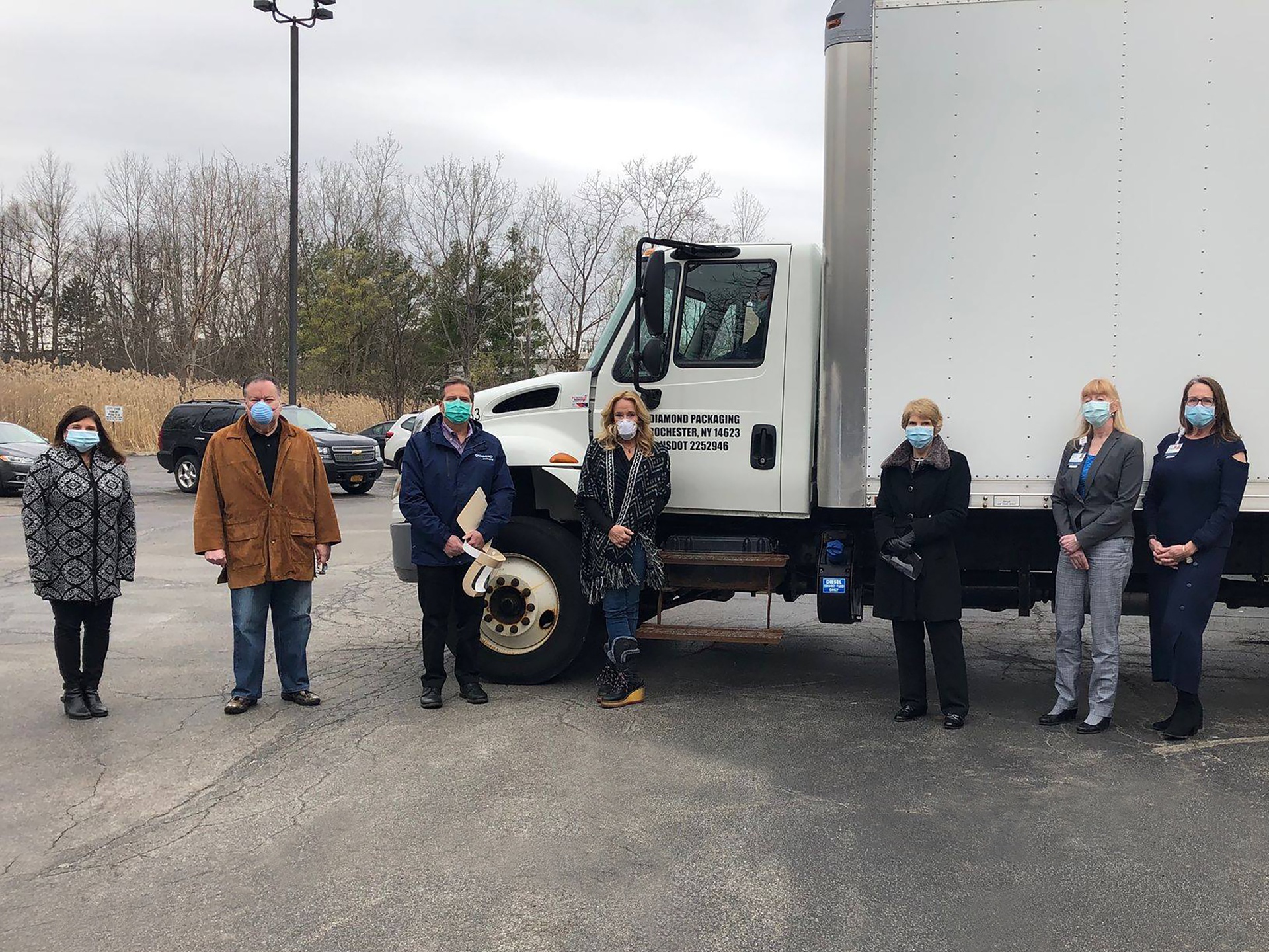 Diamond Packaging Donates 10,000 Face Shields to UR Medicine Home Care in Webster, NY