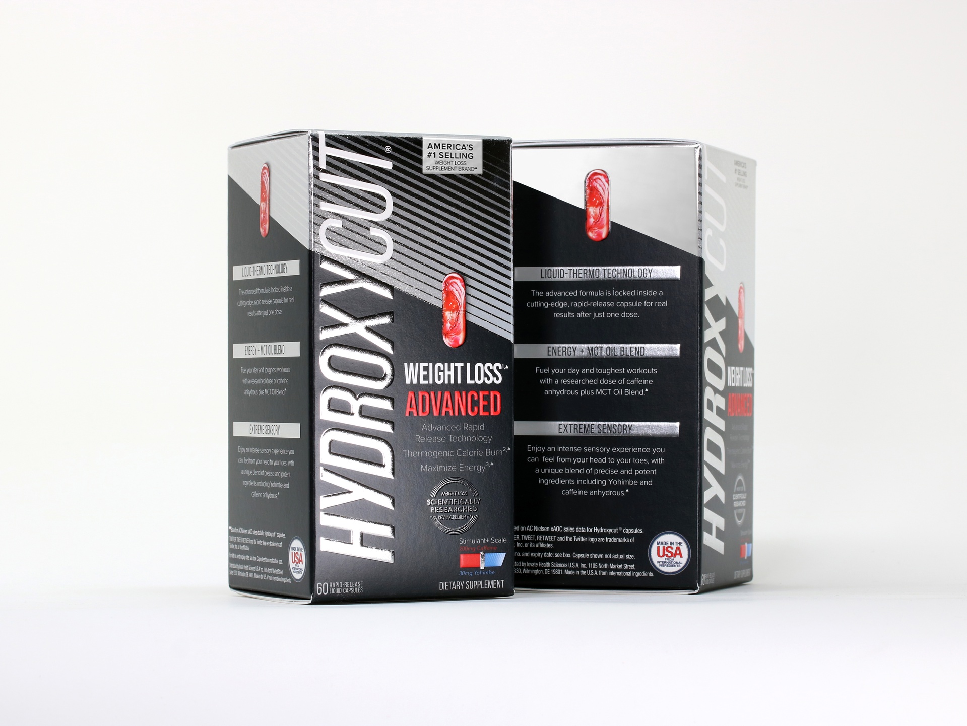 Iovate Hydroxycut Advanced packaging